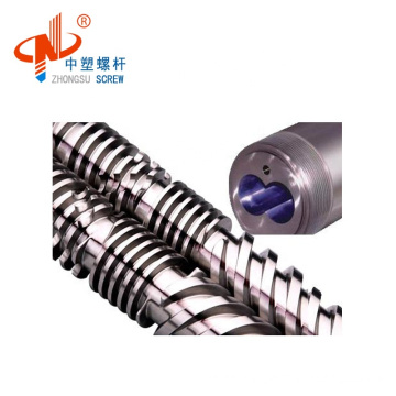 CPVC/UPVC conical twin screw barrel for extrusion line good price